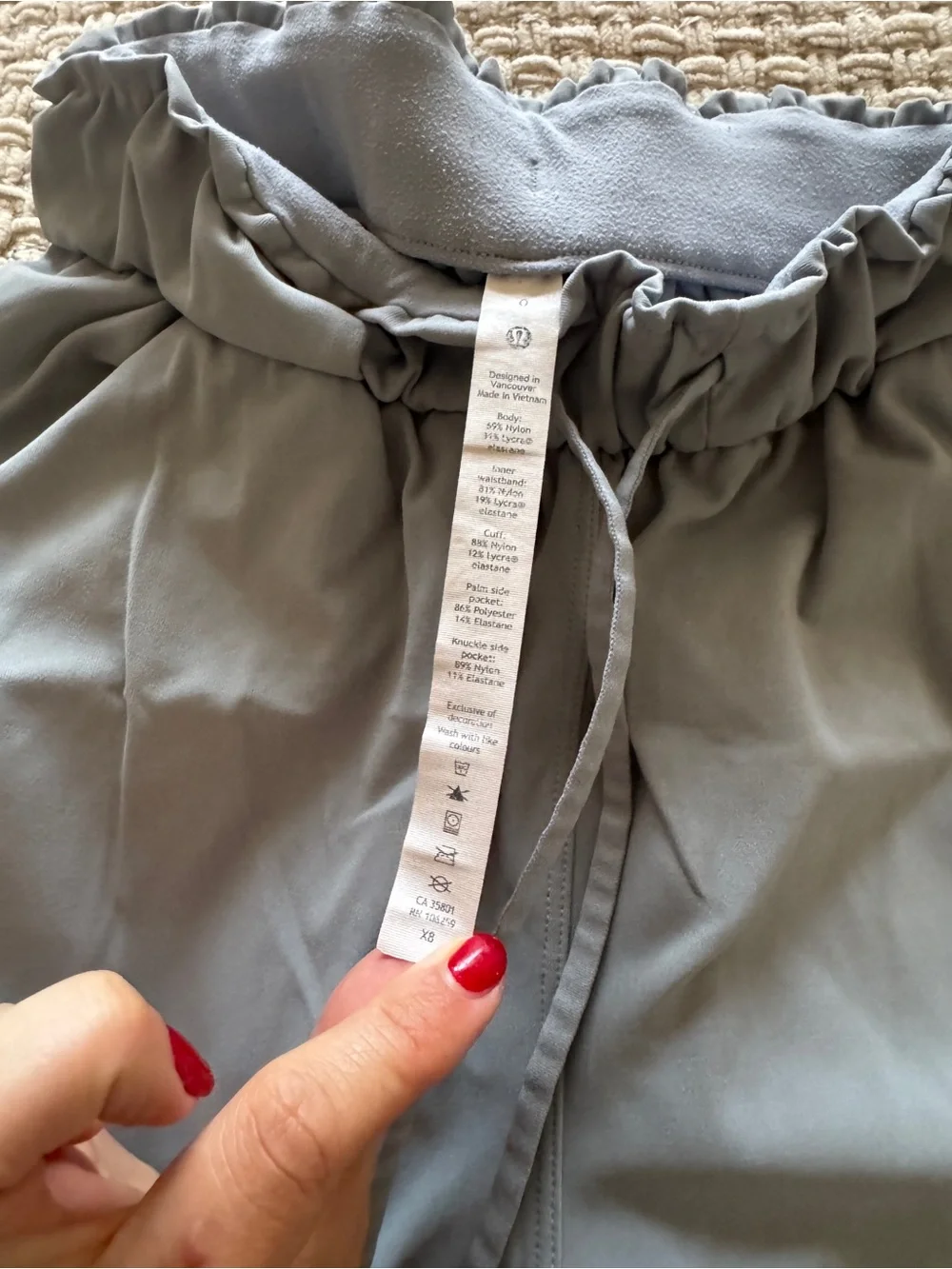 lululemon athletica Dusty Gray Drawstring Joggers